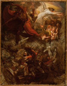 Pharaoh and His Host Lost in the Red Sea by Benjamin West