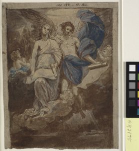 Study for a Painting of The Angels Appearing to the Shepherds, 1774 by Benjamin West