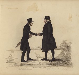 Eminent Edinburghians, aka Modern Athenians, Rev John Hunter, MA, of the Tron Church, Rev Dr Brunton, his colleague, Professor of Hebrew, etc by Benjamin William Crombie