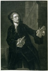 David Garrick as Hamlet by Benjamin Wilson