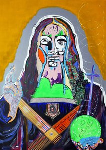 Overpainting: Salvator Mundi, 2020