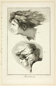 Design: Heads, from Encyclopédie by Benoit Louis Prevost