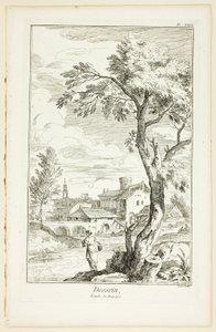 Design: Landscape Study, from Encyclopédie by Benoit Louis Prevost