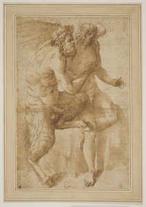 Two Female Figures, with Symbols of Poetry and Music by Benoît Le Coffre