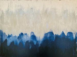 Misty Blue Abstract