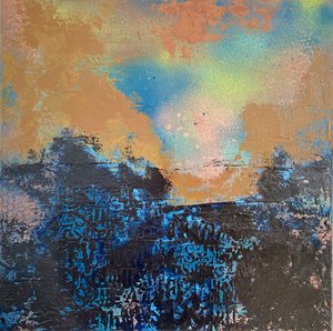 Vibrant Abstract Landscape