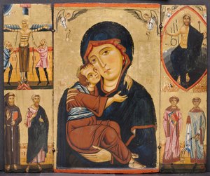 Virgin and Child with Saints by Berlinghiero