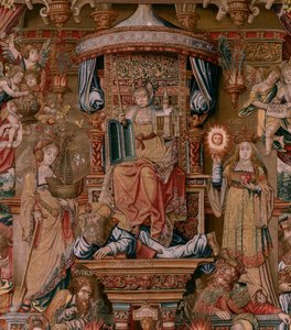 Series The Honours. Faith. First tapestry in the series. Ca 1550.