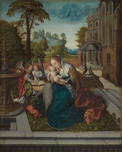 Virgin and Child with Angels by Bernard van Orley