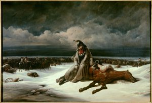 Retreat from Russia (1812) by Bernard Edouard Swebach