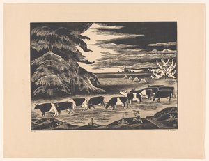 Cows in a Landscape
