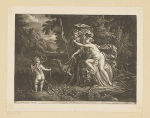 Venus and Adonis by Bernard Lens (I)