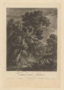 Venus and Adonis by Bernard Lens (II)