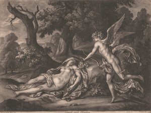 Cupid and Psyche by Bernard Lens