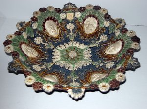 Dish with Grotesque Faces