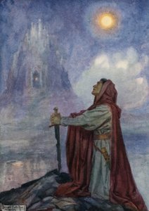 Scene from Rabbi Ben Ezra by Robert Browning by Bernard Partridge