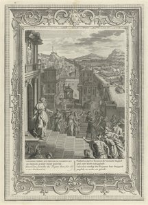 Cassandra predicts the downfall of Troy by Bernard Picart