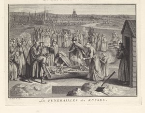 Funeral in Russia by Bernard Picart