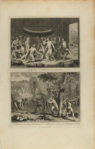Marriage of the Indians of Panama/The Parents and Friends by Bernard Picart