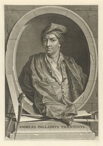 Portrait of the Architect Andrea Palladio 1508-1580 After Paolo Veronese, 1716 by Bernard Picart