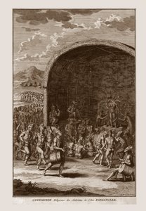 Religious Ceremony of the Inhabitants of the Isle of Hispaniola by Bernard Picart