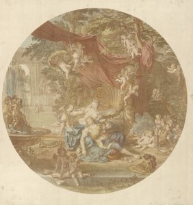 Rinaldo and Armida by Bernard Picart