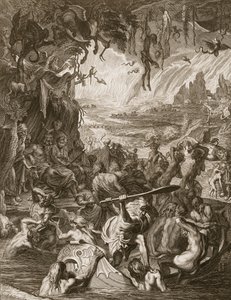 Scene of Hell by Bernard Picart