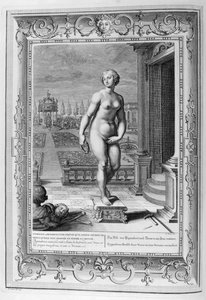 The Sculpture of Pygmalion (engraving)