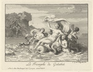 Triumph of Galatea by Bernard Picart