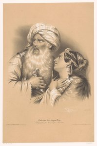 Man with Turban and Weeping Woman