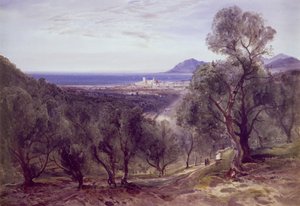 Cannes from Le Cannet by Bernard Walter Evans