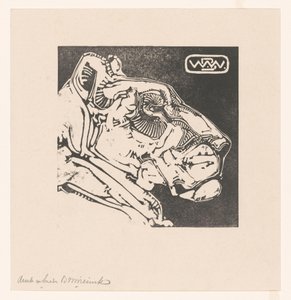 Head of a Lioness by Bernard Willem Wierink (signed by artist)