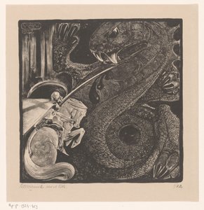 St. George by Bernard Willem Wierink (signed by artist)