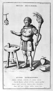 A Representation of December by Bernard de Montfaucon