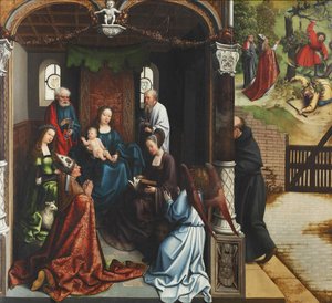 Virgin and Child Adored by Saint Martin