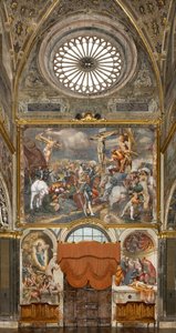 Counterfaccata, IL Pordenone, Crucifixion 1520-21, Deposition 1522, Bernardino Gatti, Resurrection 1529 by Bernardino Gatti