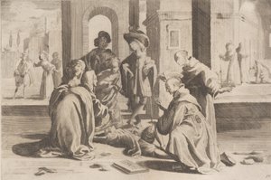 In Rome Saint Bernardino Cures a Diseased Young Man, 1610-39