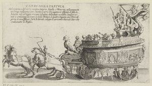 Triumphal Chariot of the Sienese District Tartuca by Bernardino Capitelli