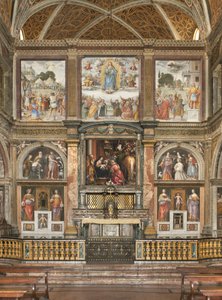 View of the Frescoes with the Adoration of the Three Kings by Bernardino Luini