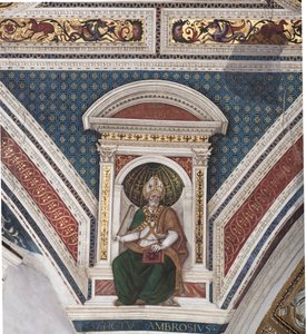 St Ambrose (detail)