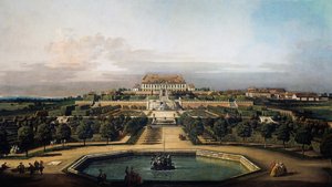 The imperial castle Schlosshof, garden side
