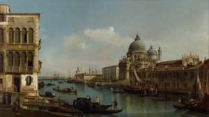 View of the Grand Canal: Santa Maria della Salute and the Dogana from Campo Santa Maria Zobenigo, c.1743