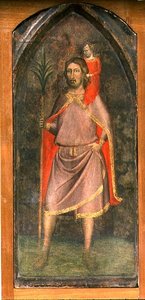 St. Christopher by Bernardo Daddi