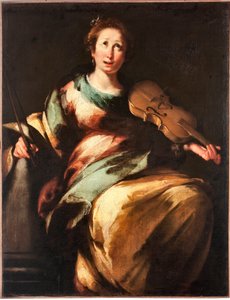 Representation of Saint Cecilia or Allegory of Music