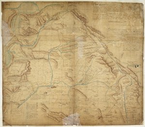 Map of the greater part of New Mexico, and a portion of Upper California by Bernardo de Miera y Pacheco