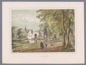 Cityscape of Alkmaar by Bernardus Gerardus ten Berge