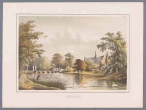 City View in Alkmaar (Alkmaar) by Bernardus Gerardus ten Berge