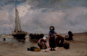 Seaside by Bernardus Johannes Blommers