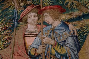 The Foundation of Rome: Faustulus meets Romulus and Remus. 1525-1530 (detail) by Bernart van (attr. to) Orley
