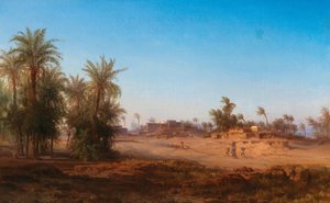 A Scene from Egypt by Bernhard Fiedler